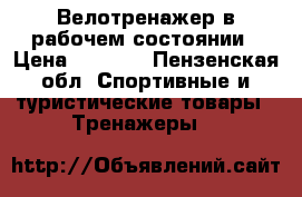 Велотренажер в рабочем состоянии › Цена ­ 3 000 - Пензенская обл. Спортивные и туристические товары » Тренажеры   